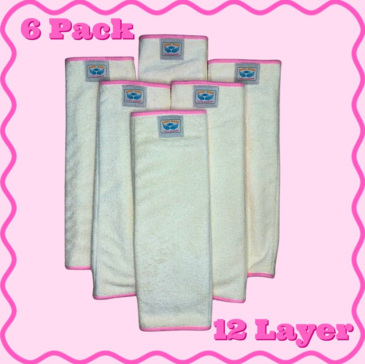 12 Layer ~ Queens ~ Bamboo Terry Trifold